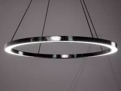 Modern Chandelier 02 Free low-poly 3D model