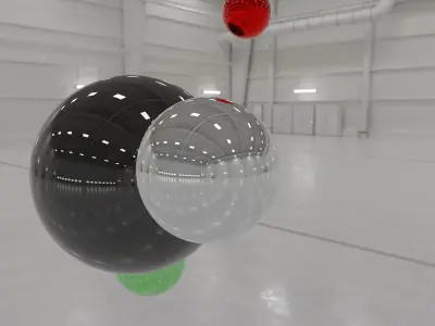 HDRI - Airplane Hangar Interior 1 Texture