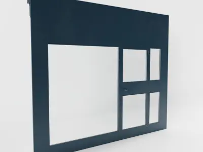 Small Classic Shop Front 3D model