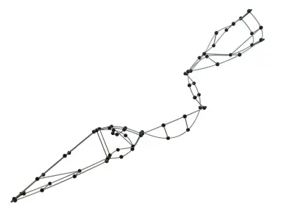 modern playground  workout Low-poly 3D model