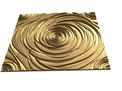 decor set wall panel ornament mural CNC 02 3D print model 3D print model purchase