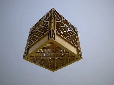 Milk Crate - 4K PBR Game Ready Low-poly 3D model