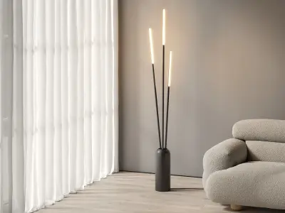 Bambu Floor Light 3D model
