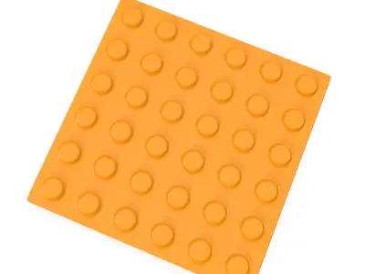 Tactile Pavement Dotted Clean 3D model