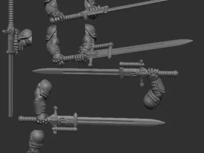 Tempest Legion - MK3 Melee upgrade Pack 1 3D print model