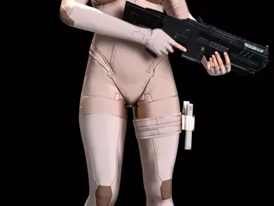 Major Motoko Kusanagi The Thermoptic Suit Ghost in the Shell  3D print model