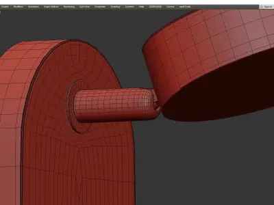 KAPPA B SCONCE Low-poly 3D model