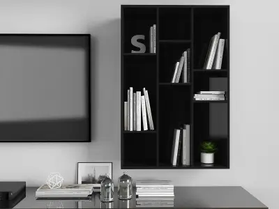 Tv stand Low-poly 3D model