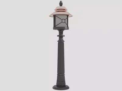 garden lamp 3D model buy