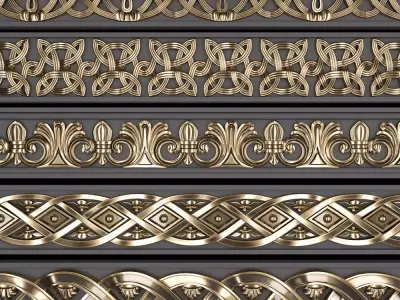 Trim Ornament 04 3D model