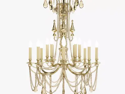 Classic Chandelier 5 3D model