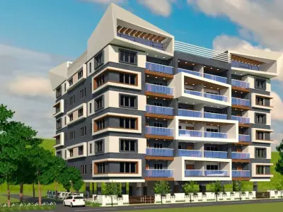 2BHK FLAT 3D model