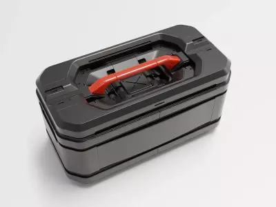 Sci-Fi Storage Crate  3D model