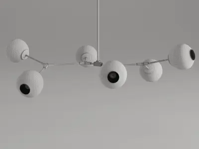 Catalyst branched chandelair 3D model