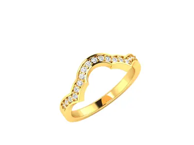 Women Ring  Render 3dm STL OBJ FBX Details 3D print model 201