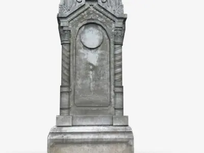 Tombstones Low-poly 3D model