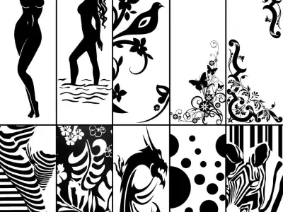 Door glass for a sauna 3D model