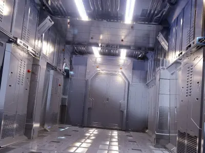  sci fi asets blender eevee pjct v6 3D model