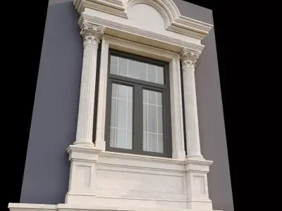 Classic element Window 3D model