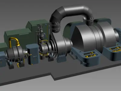  Steam turbine generator 