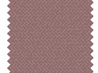 Ceramic tile set 01 - Terracotta Herringbone 3D model