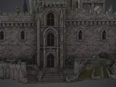 the castle of horror and doom 3D model