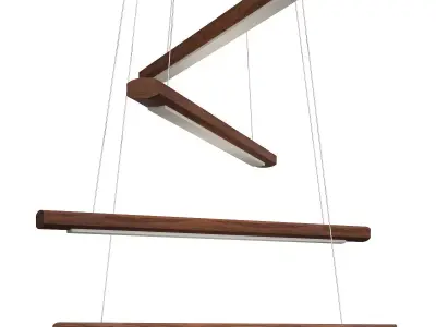 YORK CHANDELIER Low-poly 3D model