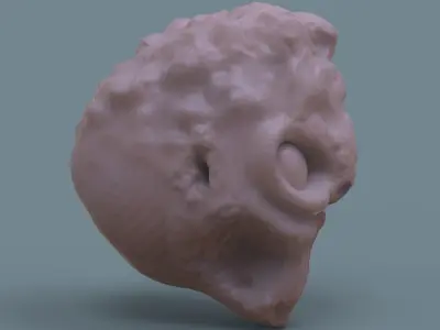 Demiurge skull 3D model