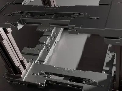 Modern Portico II 3D model