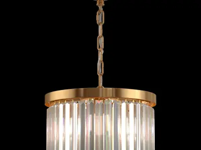 Cuaulans Modern Crystal Chandelier 3D model