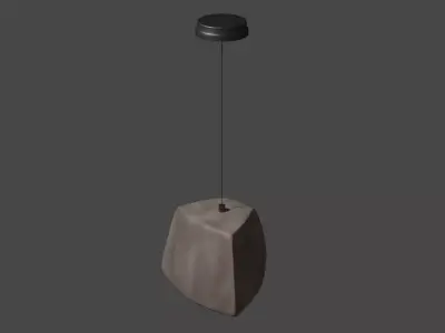 Concrete Lamp Free 3D model
