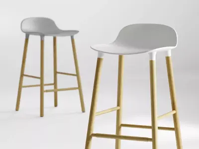 Form Barstool 3D model