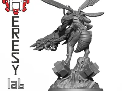 HL200 x 5 models - All Greater God Wasp Pack  3D print model