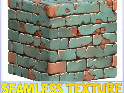 Stylized Wall Seamless Texture Texture 125