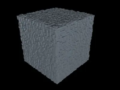 Sci-Fi Shapes - The Cube 3D model