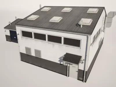 Industrial Building  3D model
