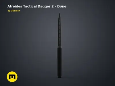 Atreides Tactical Dagger 2 - Dune 3D print model