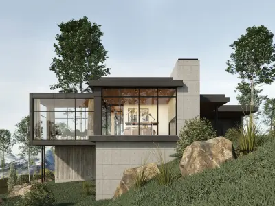 Long Horizontals House 3D model