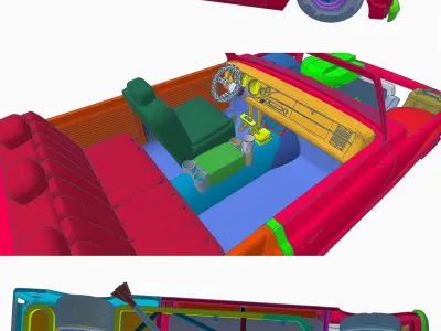 1-25th scale 69 Pro Street Chevy C10 Free 3D print model