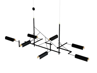 Tinkering Linear Pendant By Joost van Blejswijk for Moooi 3D model