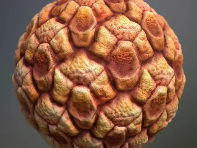 Material Skin Alien 1 Seamless PBR Texture Texture