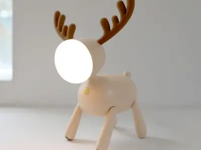 Rudolph LED Mood Light 3D model