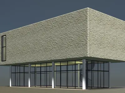 Mini showroom 2350 3D model