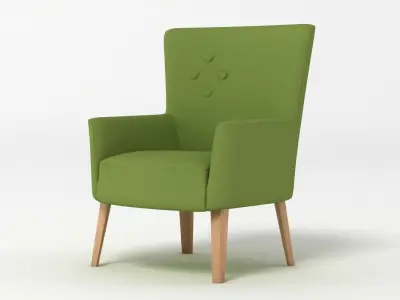 Love Chair - Camphill 3D model