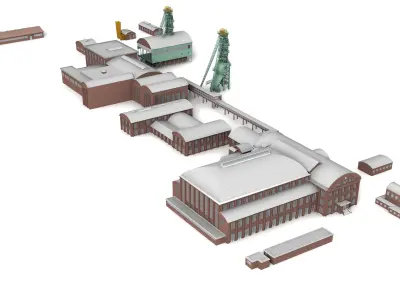 Westphalia Colliery 3D model