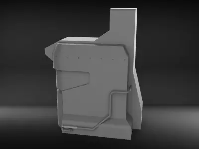 doors for mines  3D model