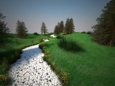 Landscape Model 01 3D model