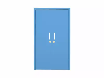 Door 3D Model Low-poly 3D model