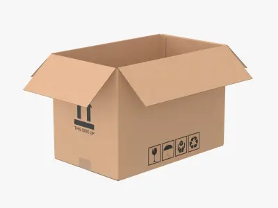  Cardboard Box Open Bundle 