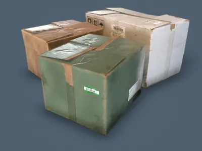 Complete Pack Enviroment Assets Low-poly 3D model